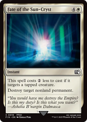 Fate of the Sun-Cryst (FIN-019) - FINAL FANTASY Foil