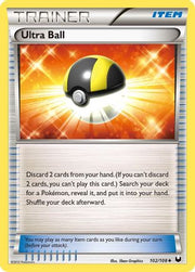 Ultra Ball 102/108  - Reverse Holofoil Dark Explorers - Uncommon