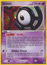 Unown (U) 00U  - Holofoil Unseen Forces - Holo Rare