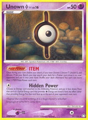 Unown [I] 037  Mysterious Treasures - Rare