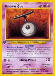 Unown [T] 088/105  - Unlimited Neo Destiny - Common