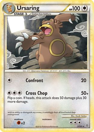 Ursaring 027  Unleashed - Rare