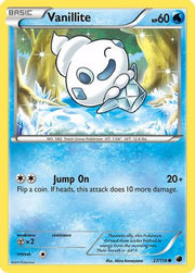 Vanillite 027  - Reverse Holofoil Plasma Freeze - Common
