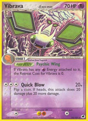 Vibrava 024/101  - Reverse Holofoil Dragon Frontiers - Rare
