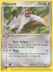 Vigoroth 047  - Reverse Holofoil Ruby and Sapphire - Uncommon