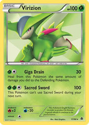 Virizion 017  - Reverse Holofoil Emerging Powers - Holo Rare