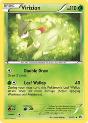 Virizion 015/113  - Holofoil Legendary Treasures - Holo Rare