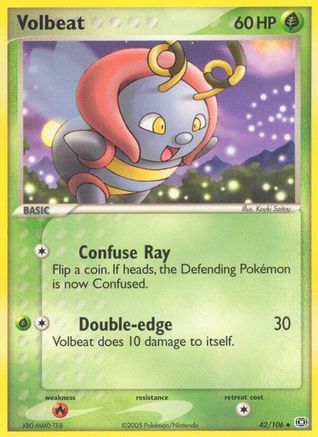 Volbeat 042  - Reverse Holofoil Emerald - Uncommon