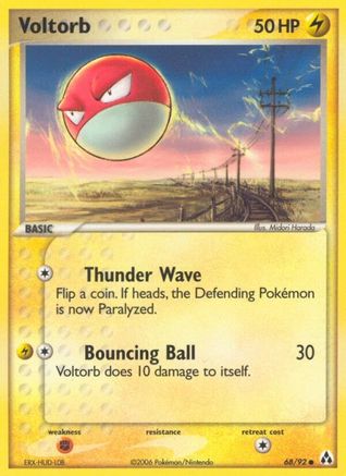 Voltorb 068/92  Legend Maker - Common