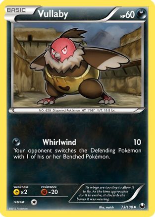 Vullaby 073  - Reverse Holofoil Dark Explorers - Uncommon