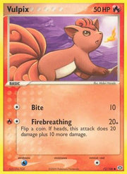Vulpix 072  - Reverse Holofoil Emerald - Common