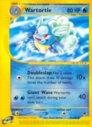 Wartortle 092  - Reverse Holofoil Expedition - Uncommon