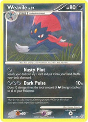Weavile 040  Diamond and Pearl - Rare