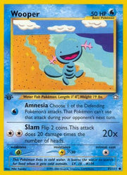 Wooper 082/111  - 1st Edition Neo Genesis - Common