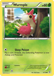 Wurmple 006/124  - Reverse Holofoil Dragons Exalted - Common