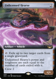 Unlicensed Hearse (SNC-440) - Streets of New Capenna: (Extended Art) Foil
