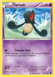 Yamask (54) 054  - Reverse Holofoil Plasma Freeze - Common