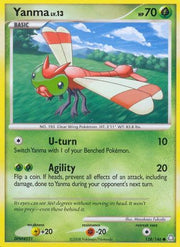 Yanma 128  - Reverse Holofoil Legends Awakened - Common