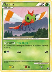 Yanma 084/102  - Reverse Holofoil Triumphant - Common