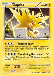 Zapdos 046/113  - Holofoil Legendary Treasures - Holo Rare