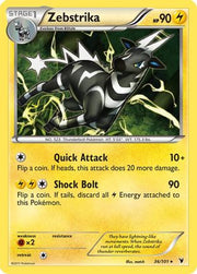 Zebstrika 036  - Reverse Holofoil Noble Victories - Rare