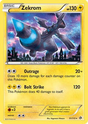 Zekrom 051/113  - Holofoil Legendary Treasures - Holo Rare