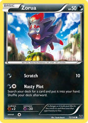 Zorua 072/146  - Reverse Holofoil XY Base Set - Common