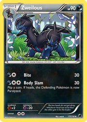 Zweilous 077  - Reverse Holofoil Plasma Freeze - Uncommon