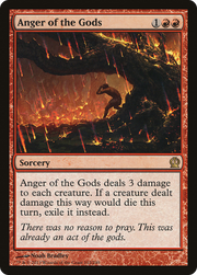 Anger of the Gods (THS-112) - Theros Foil