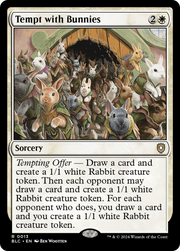 Tempt with Bunnies (BLC-013) - Bloomburrow Commander