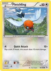 Fletchling 086  - Reverse Holofoil XY  Flashfire - Common
