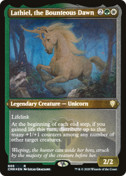 Lathiel, the Bounteous Dawn (CMR-605) - Commander Legends Etched Foil