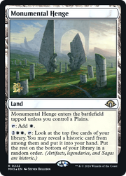 Monumental Henge (PRE-222) - Modern Horizons 3 Promos Foil