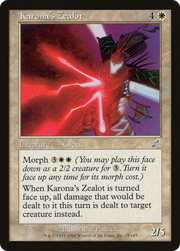 Karona's Zealot (SCG-018) - Scourge Foil