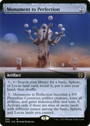 Monument to Perfection (ONE-396) - Phyrexia: All Will Be One: (Extended Art) Foil