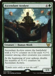 Ascendant Acolyte (NEC-024) - Neon Dynasty Commander
