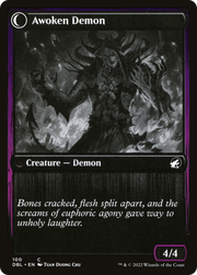 Ecstatic Awakener // Awoken Demon (DBL-100) - Innistrad: Double Feature: (Double Faced Transform) Foil