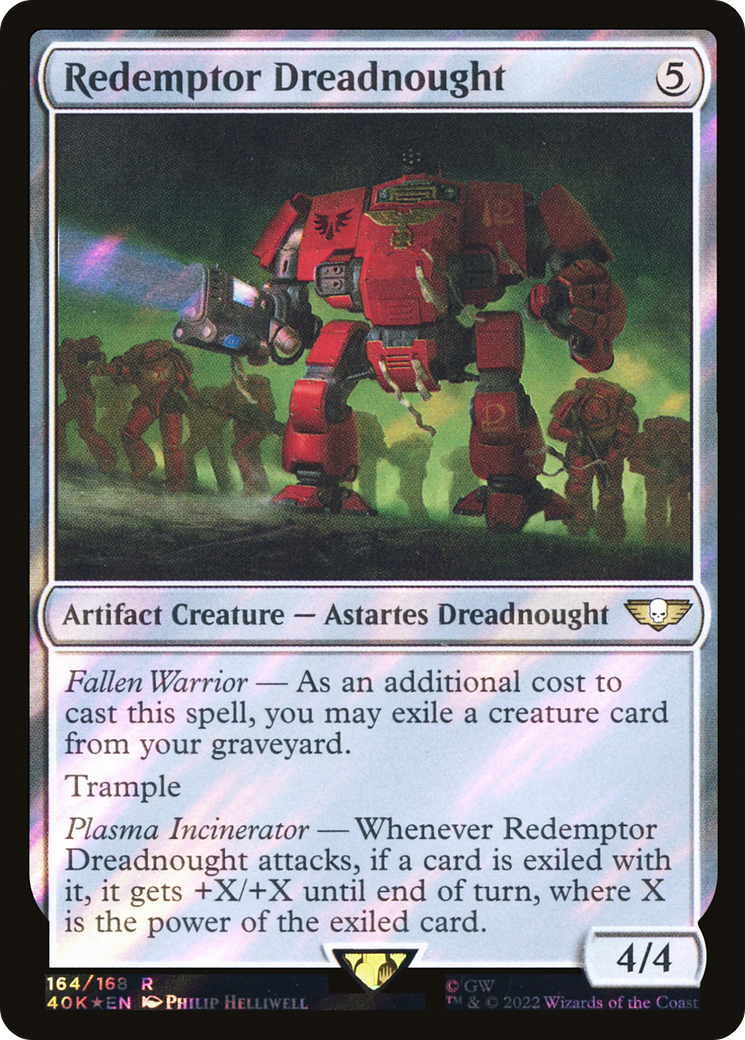 Redemptor Dreadnought (40K-164) - Warhammer 40,000 Commander Foil