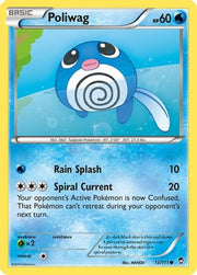 Poliwag 015/111  - Reverse Holofoil XY  Furious Fists - Common