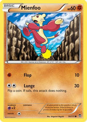 Mienfoo 056  XY  Furious Fists - Common