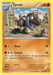 Tyrunt 061/111  - Reverse Holofoil XY  Furious Fists - Uncommon