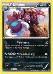 Drapion 065  - Reverse Holofoil XY  Furious Fists - Rare