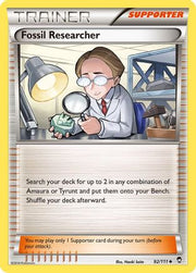 Fossil Researcher 092  XY  Furious Fists - Uncommon