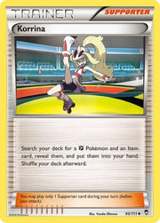 Korrina 095/111  - Reverse Holofoil XY  Furious Fists - Uncommon
