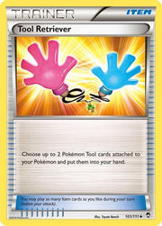 Tool Retriever 101  - Reverse Holofoil XY  Furious Fists - Uncommon