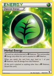 Herbal Energy 103/111  - Reverse Holofoil XY  Furious Fists - Uncommon