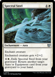 Spectral Steel (WOC-075) - Wilds of Eldraine Commander