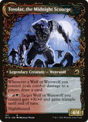 Tovolar, Dire Overlord // Tovolar, the Midnight Scourge (MID-311) - Innistrad: Midnight Hunt: (Showcase, Double Faced Transform)