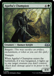 Agatha's Champion (WOE-160) - Wilds of Eldraine Foil