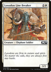 Loxodon Line Breaker (M19-024) - Core Set 2019 Foil